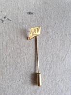 Gouden speld pin FNV met robijn 60 jarig bestaan, Ophalen, Nieuw, Merk, Speldje of Pin