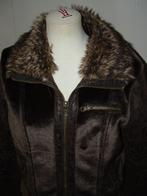 Gaaf! Geisha bruine leder - look jas jack maat S, Kleding | Dames, Jassen | Winter, Geisha, Ophalen of Verzenden, Gedragen, Bruin