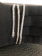 Koningsketting 925 ronde 4MM 60 cm heren ketting, Ophalen of Verzenden, Zo goed als nieuw, Zilver