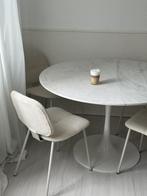 Ronde marmeren eettafel van Karwei, Ophalen, Overige materialen, Gebruikt, 100 tot 150 cm