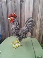 Metalen haan zwart of wit, Tuin en Terras, Tuinbeelden, Dierenbeeld, Kwastje-over-Kastje, Nieuw, Ophalen of Verzenden