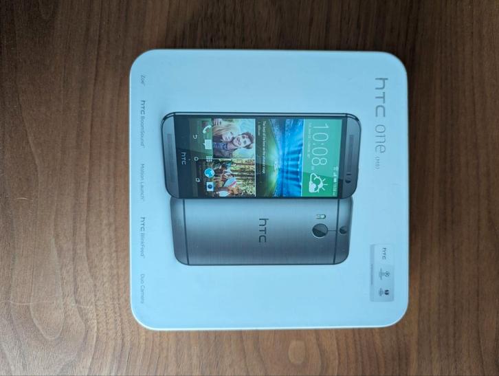 HTC One (M8) Gebruikt in originele verpakking, Telecommunicatie, Mobiele telefoons | HTC, HTC, Android OS, Zilver, Ophalen of Verzenden
