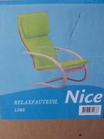 relaxfauteuil  (nieuw in doos), Huis en Inrichting, Fauteuils, Ophalen, Nieuw, Hout