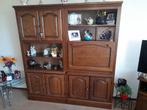 Houten Boekenkast/Wandmeubel met Secretaire, Antiek en Kunst, Ophalen