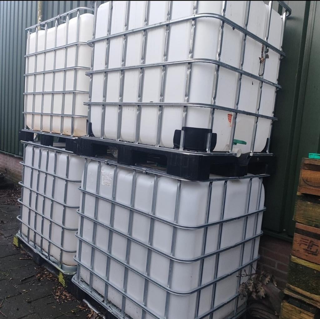 Te koop IBC vaten, Tuin en Terras, Regentonnen, 150 liter of meer, Ophalen of Verzenden
