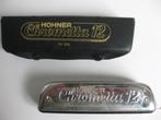 Hohner Chrometta 12 mondharmonica, Muziek en Instrumenten, Blaasinstrumenten | Mondharmonica's, Met koffer of doosje, Gebruikt