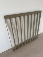 Nieuw stalen hek/balustrade 104,5x104,5x4 (olijfgroen), Ophalen, Nieuw, Overige metalen