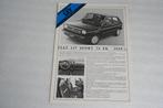 Folder - leaflet Fiat 127 Sport 70PK - 1050 cc (09-1978) (33, Ophalen of Verzenden, Nieuw, Overige merken