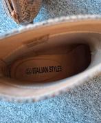 Italian styles laarsjes maat 37, Beige, Lage of Enkellaarzen, Ophalen of Verzenden, Zo goed als nieuw