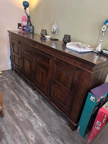 Dressoir donker eiken beschikbaar voor biedingen