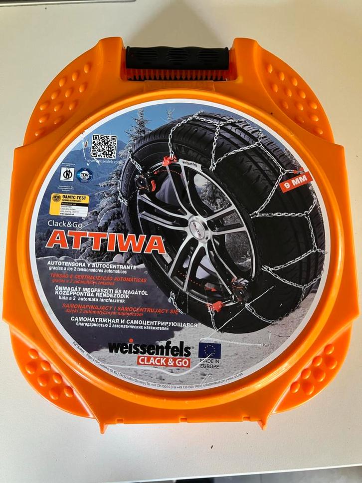 Weissenfels Attiwa Clack&Go M43 13 Sneeuwkettingen, Auto diversen, Sneeuwkettingen, Zo goed als nieuw, Ophalen