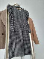 De Bijenkorf korte geruite jurk zwart donkergrijs 34 / 36, Kleding | Dames, Jurken, Zwart, Zo goed als nieuw, Maat 34 (XS) of kleiner