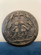 Wout Wilgenburg NL | bronzen plaquette | 1950-1999, Antiek en Kunst, Ophalen of Verzenden, Brons