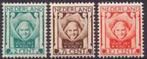 Nederland NVPH nr 141/3 postfris Kinderpostzegels 1924, Postzegels en Munten, Verzenden, T/m 1940, Postfris