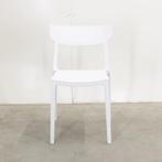 Witte kantine stoel, Ophalen, Kunststof, Gebruikt, Wit