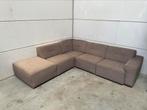 Luxe  bruine hoekbank - GEREINIGD!!!, Ophalen, 250 tot 300 cm, Gebruikt, Luxe