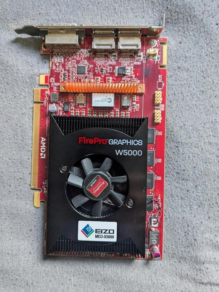 AMD FirePro W5000 DVI Workstation grafische kaart, nette, Computers en Software, Videokaarten, Gebruikt, DVI, Ophalen of Verzenden
