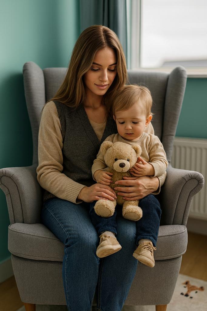 Fauteuil zoals IKEA Strandmon + Hocker – Topkwaliteit!, Huis en Inrichting, Fauteuils, Zo goed als nieuw, Stof, 75 tot 100 cm