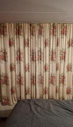 Vintage over gordijnen, Huis en Inrichting, 200 cm of meer, Ophalen of Verzenden, Zo goed als nieuw, Overige kleuren