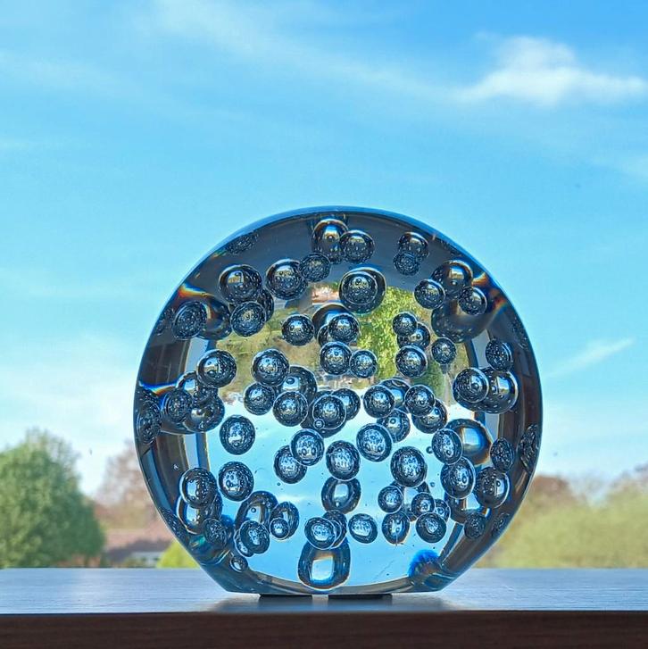 Presse-papier Paperweight Glasobject XXL, Antiek en Kunst, Antiek | Glas en Kristal, Ophalen of Verzenden