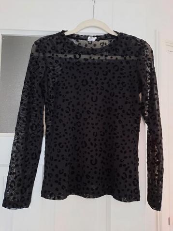 Merk Hema maat 146/152 146 feestelijk shirt longsleeve zwart beschikbaar voor biedingen