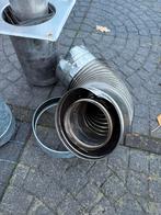 RVS gashaard buis - bocht 90 + buis 1 meter 100 / 150 mm, Doe-het-zelf en Verbouw, Buizen en Afvoer, Ophalen, Overige typen, Zo goed als nieuw