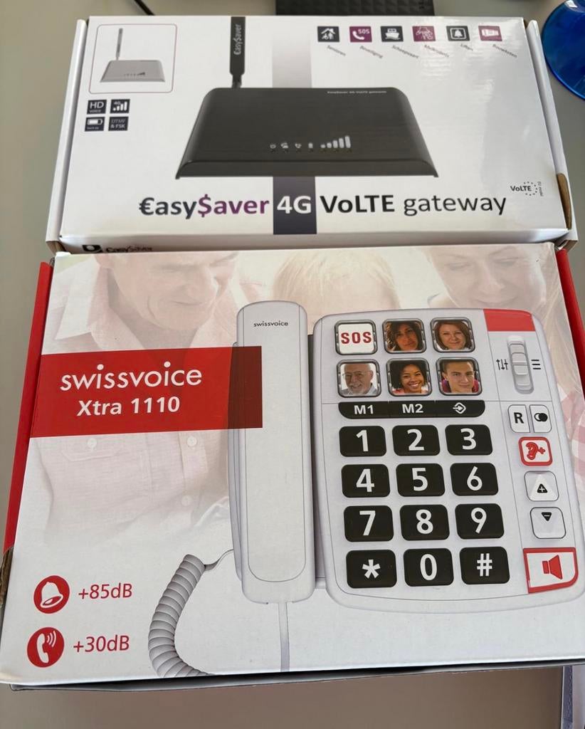 ZGAN! Seniorentelefoon Easysafer gateway dementie hulpmiddel, Telecommunicatie, Vaste telefoons | Niet Draadloos, Ophalen, Zo goed als nieuw