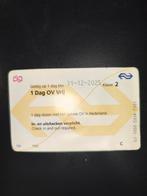 Ov dagkaart. Het gehele OV in Nederland., Tickets en Kaartjes, Trein, Bus en Vliegtuig, Eén persoon, Trein, Algemeen kaartje