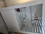 Vitrine glanswit, Verzenden, Zo goed als nieuw, 25 tot 50 cm