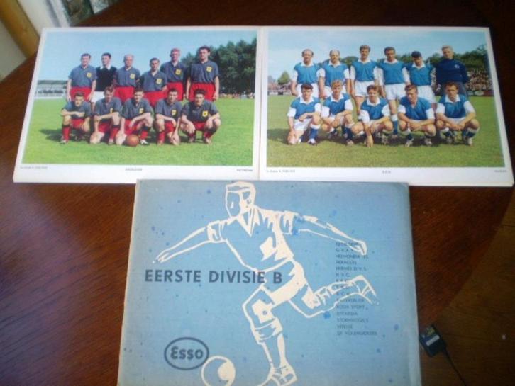 ESSO ENVELOP MET !5 FOTOKAARTEN 1e DIVISIE B 1958-1959, Verzamelen, Sportartikelen en Voetbal, Gebruikt, Poster, Plaatje of Sticker