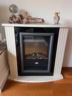 Mozart schouw met elektrische haard met Optiflame vuur, Ophalen, Gebruikt, Vrijstaande haard, Elektrische haard