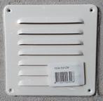 Schoepenrooster opbouw vierkant aluminium wit, Doe-het-zelf en Verbouw, Ventilatie en Afzuiging, Ophalen of Verzenden, Nieuw, Ventilator