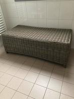 WICKER BANK/BIJZETTAFEL, Tuin en Terras, Ophalen of Verzenden, Zo goed als nieuw, Wicker