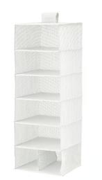 IKEA STUK Opberger met 7 vakken, wit/grijs, 30x30x90 cm, Nieuw, Minder dan 100 cm, 25 tot 50 cm, 50 tot 100 cm