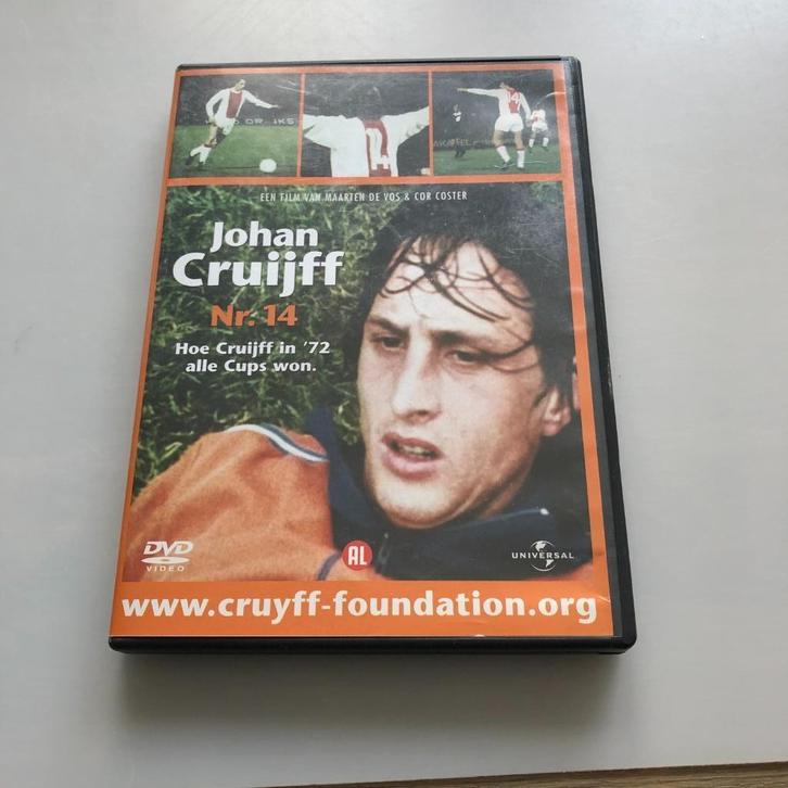 DVD."Johan Cruijff Nr. 14", Antiek en Kunst, Antiek | Keramiek en Aardewerk, Ophalen of Verzenden