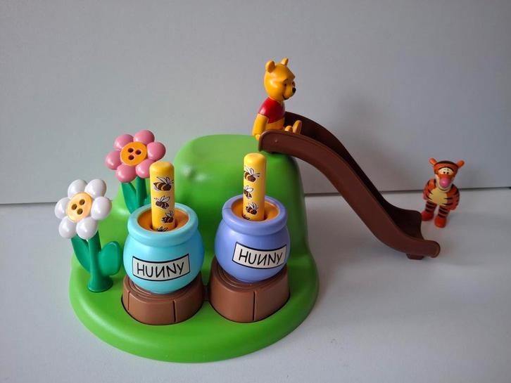 123 playmobil 71317. Huis + glijbaan. Op bezoek bij Teigetje, Kinderen en Baby's, Speelgoed | Playmobil, Zo goed als nieuw, Ophalen of Verzenden