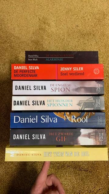 Daniel Silva 7x - Gabriel Allon 6x en het Teken van de Beul beschikbaar voor biedingen