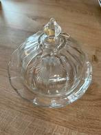 Vintage Glazen Bord met Stolp, Ophalen of Verzenden