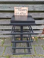 audiomeubel, Huis en Inrichting, Kasten | Televisiemeubels, Ophalen, 50 tot 100 cm, Minder dan 100 cm, Metaal