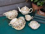 Antiek servies compleet springend hert Plazuid Miekje's, Antiek en Kunst, Ophalen