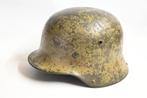 duitse camouflage helm sandfarben wehrmacht helm wo2, Verzamelen, Duitsland, Ophalen of Verzenden, Helm of Baret, Landmacht