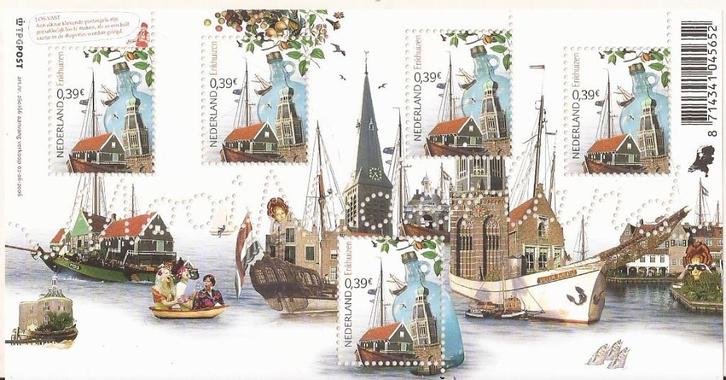 Postzegelvelletje Mooi Nederland Enkhuizen Postfris Prachtig, Postzegels en Munten, Postzegels | Nederland, Postfris, Na 1940