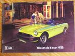 MG MGB 1974 1975 brochure orig. Engels, Boeken, Auto's | Folders en Tijdschriften, Verzenden, Gelezen, Overige merken