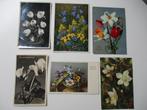 6 Ansichtkaarten met bloemen., Verzenden, 1960 tot 1980, Gelopen, Natuur