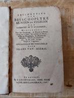 1726 Frans van Mieris beschrijving bischoppelijke munten en, Ophalen