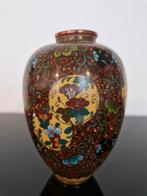 Antieke Japanse Cloisonne vaas, Meiji periode, Antiek en Kunst, Antiek | Vazen, Ophalen of Verzenden