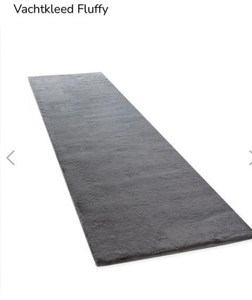 Fluffy Loper antraciet 80x300 cm beschikbaar voor biedingen