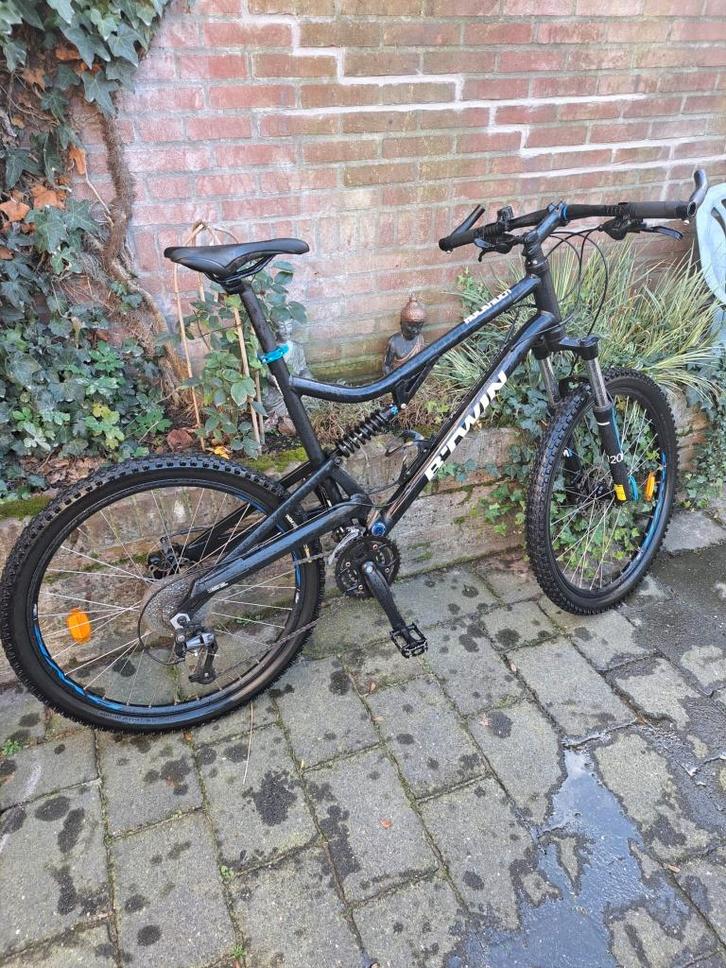 Mountainbike B-twin Rockrider 500s, Fietsen en Brommers, Fietsen | Mountainbikes en ATB, Zo goed als nieuw, Heren, Overige merken