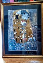 Reproductie in lijst Gustav Klimt, Ophalen, Gebruikt, Schilderij, 75 cm of meer