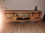 Massief mango houten tv meubel 120x30x40, Huis en Inrichting, Kasten | Televisiemeubels, Ophalen, 100 tot 150 cm, Zo goed als nieuw